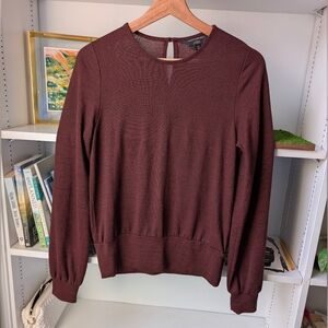 Banana Republic Women's Sweater Brown XS Preppy Academia Twee Office Teacher